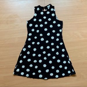 90s does 60s Daisy spring Skater Dress